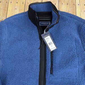 Vineyard Vines On The Go Sherpa Fleece Jacket Full Zip Mens Small NEW NWT
